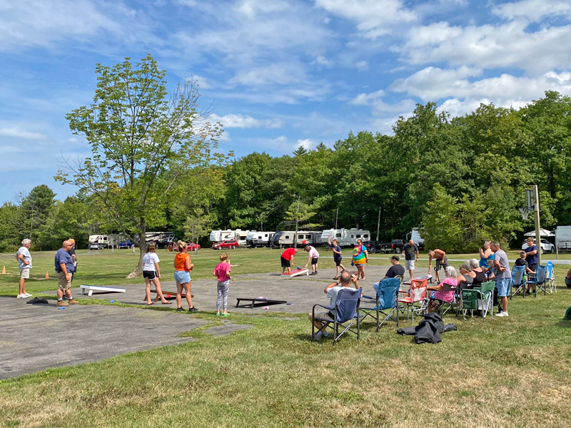 Cornhole Tournament at Hide-A-Way Campsites